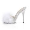 Fabulicious - POISE501F Mules à talons - Chaussures de pole dance - Blanc Product image
